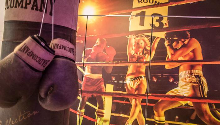Übernachten im Boxring Themenhotelzimmer im Landhotel Beverland