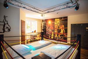 Das Boxring Hotelzimmer im Landhotel Beverland