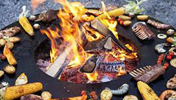 Feuerring im Beverland zwischen Münster und Osnabrück