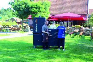 Der Smoker beim Smoky Friday im Beverland bei Münster und Osnabrück 